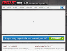 Tablet Screenshot of crossfitchinalake.com